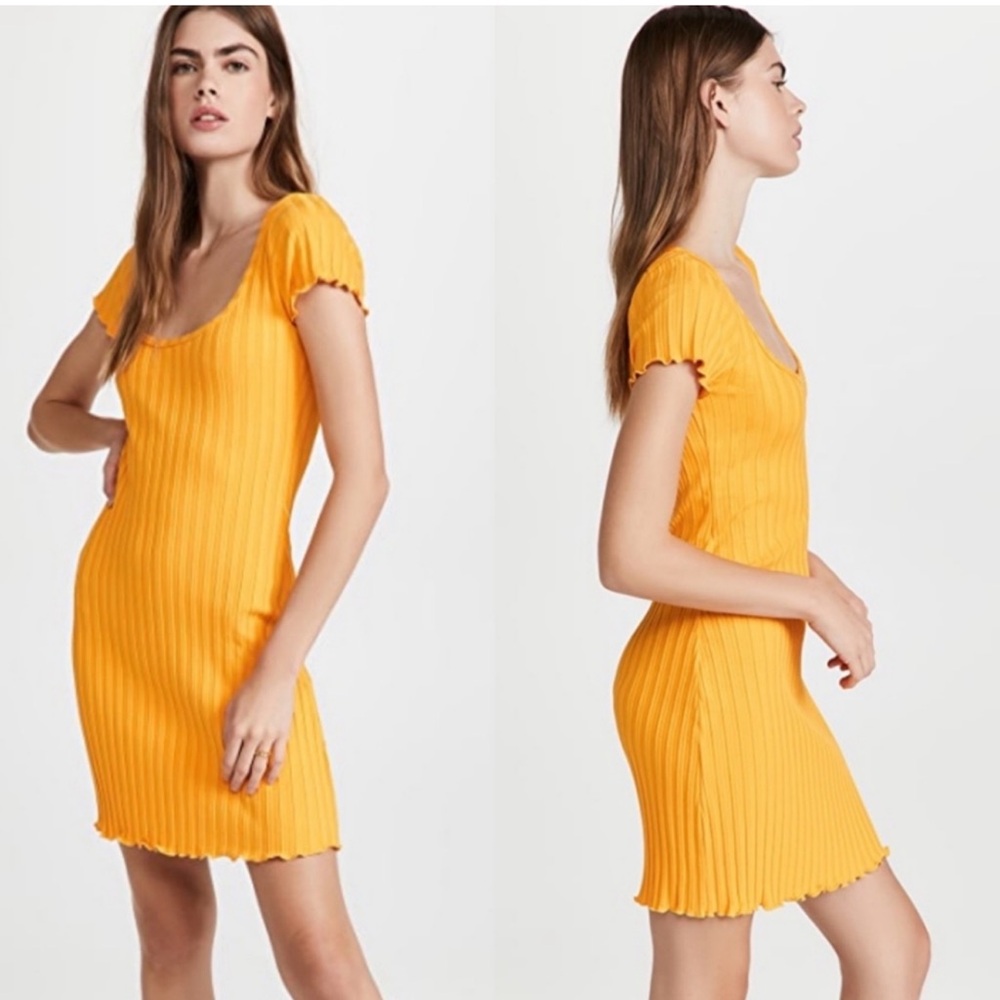 Simon Miller Vibrant Yellow Mini Dress